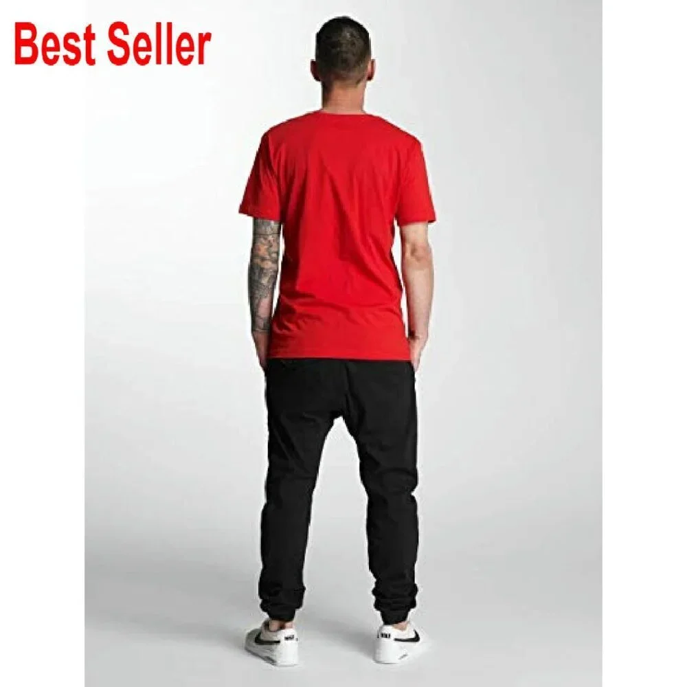 Classic Twill Jogger Pants Comfortable Stretch Fabric Straight Leg Casual